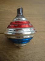 Mooie oude glazen ajeko kerstbal model soort tol, Ophalen of Verzenden, Gebruikt