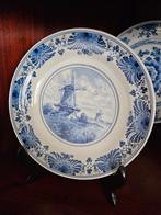 Wandbord Molen Delfts Blauw Porceleyne Fles, Antiek en Kunst, Ophalen