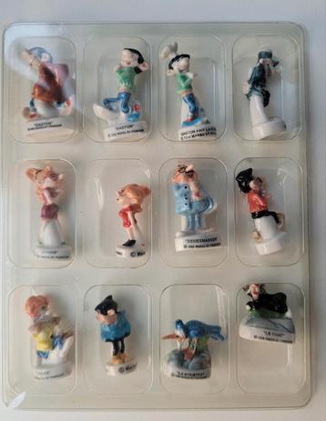 Serie van 12 Guust Flater poppetjes / 1998 /Gaston Frankrijk beschikbaar voor biedingen