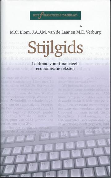 Stijlgids - leidraad voor financieel-economische teksten beschikbaar voor biedingen