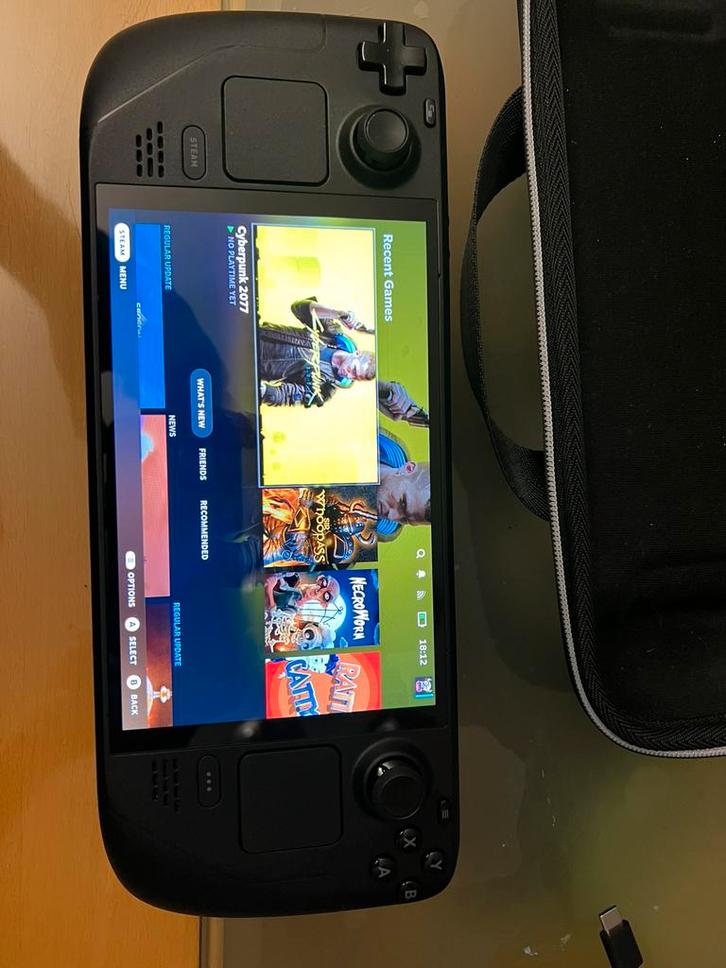 Steam Deck OLED 512GB + 128GB Sd, Spelcomputers en Games, Spelcomputers | Overige, Zo goed als nieuw, Ophalen