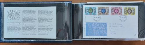 FDC Eerste Dag Covers Verenigd Koninkrijk, 48 st. met info, Postzegels en Munten, Postzegels | Eerstedagenveloppen, Beschreven