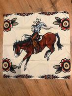 Western stijl hals doek cowboy ca. 50x50, Ophalen of Verzenden, Nieuw, Sjaal