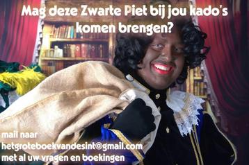 Mag deze Zwarte Piet bij jou cadeau's komen brengen? beschikbaar voor biedingen