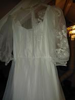 Vintage trouwjurk mt 38/40, Kleding | Dames, Trouwkleding en Trouwaccessoires, Ophalen, Zo goed als nieuw, Wit, Trouwjurk