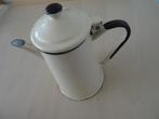 Antieke  emaille  koffiekan, melkkan, Antiek en Kunst, Ophalen of Verzenden