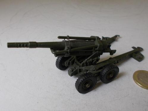 1958 Dinky Toys 80E OBUSIER DE 155 A.B.S. GUN. (-D-), Hobby en Vrije tijd, Modelauto's | 1:43, Gebruikt, Overige typen, Dinky Toys