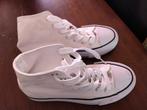 Witte Hoge Sneakers - Maat 38, Wit, Ophalen of Verzenden, Sneakers of Gympen, Generic