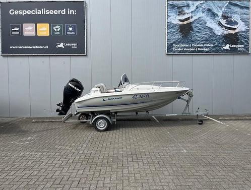 Quicksilver | 50pk Mercury | Vaarklaar!, Watersport en Boten, Vis- en Consoleboten, Gebruikt, 50 tot 70 pk, 3 tot 6 meter, Benzine