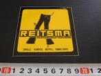 sticker REITSMA Vrijetijdskleding Zwolle Kampen Meppel Emmel, Verzamelen, Stickers, Ophalen, Zo goed als nieuw, Bedrijf of Vereniging