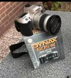 Minolta Diox Sl Supercamera analoog, met veel extra’s., Audio, Tv en Foto, Fotocamera's Analoog, Ophalen, Gebruikt, Spiegelreflex