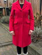 Rode wollen mantel Rick Cardona maat 36, Kleding | Dames, Jassen | Winter, Ophalen of Verzenden, Zo goed als nieuw, Maat 36 (S)