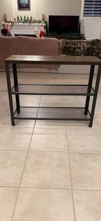 Industrieel Bijzettafel - Dressoirtafel - Haltafel, Ophalen, 100 tot 150 cm, Nieuw, Industrieel