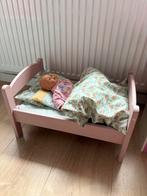 Poppenkast, bed en kleertjes, Kinderen en Baby's, Speelgoed | Poppen, Ophalen, Gebruikt