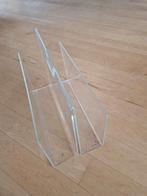 Te koop: plexiglas kranten/- lektuurbak, Huis en Inrichting, Woonaccessoires | Krantenbakken en Lectuurbakken, Ophalen, Zo goed als nieuw