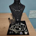 Nr22. 18 delige sieraden set., Ophalen of Verzenden, Zo goed als nieuw, Overige materialen
