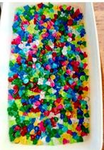 11 kleuren Lego diamanten & 5 point en dollar steentjes, Ophalen of Verzenden, Zo goed als nieuw, Losse stenen, Lego