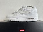 Supreme x Nike Air Max 1 / “White” / Maat 36 t/m 46, Wit, Nike, Nieuw, Ophalen of Verzenden