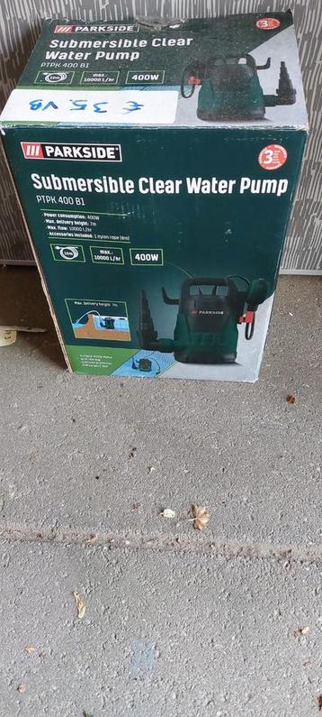 Te koop: Waterpomp Parkside  beschikbaar voor biedingen