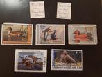 5 stuks zwaar gebruikte vogels Amerika., Postzegels en Munten, Postzegels | Thematische zegels, Ophalen of Verzenden