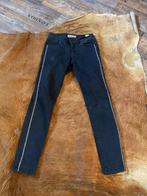 Leuke  zwarte jeans met glitterbies 28, Ophalen of Verzenden, Gedragen, Zwart, W28 - W29 (confectie 36)