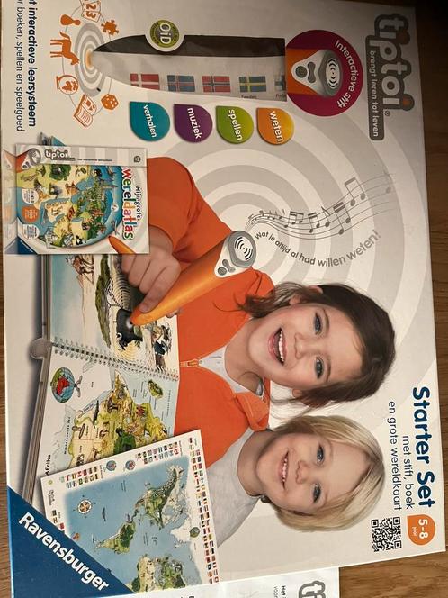 Tiptoi - wereldatlas, Hobby en Vrije tijd, Gezelschapsspellen | Overige, Zo goed als nieuw, Ophalen of Verzenden