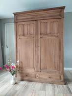 Strakke antieke houten kast demontabel, 200 cm of meer, ., 150 tot 200 cm, Ophalen of Verzenden