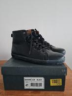 Dames schoenen zwart Blackstone leren maat41Lamsvachtvoering, Ophalen of Verzenden, Zo goed als nieuw