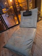 Mooie leren relax fauteuil met accu, Gebruikt, Onbekend, Ophalen of Verzenden, Onbekend