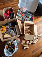 houten treinbaan, Kinderen en Baby's, Speelgoed | Houten speelgoed, Ophalen of Verzenden, Zo goed als nieuw, Duw- of Trekspeelgoed