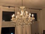 Elegante glazen kroonluchter met 8 armen - enorm sfeervol!, Ophalen, Zo goed als nieuw, Glas