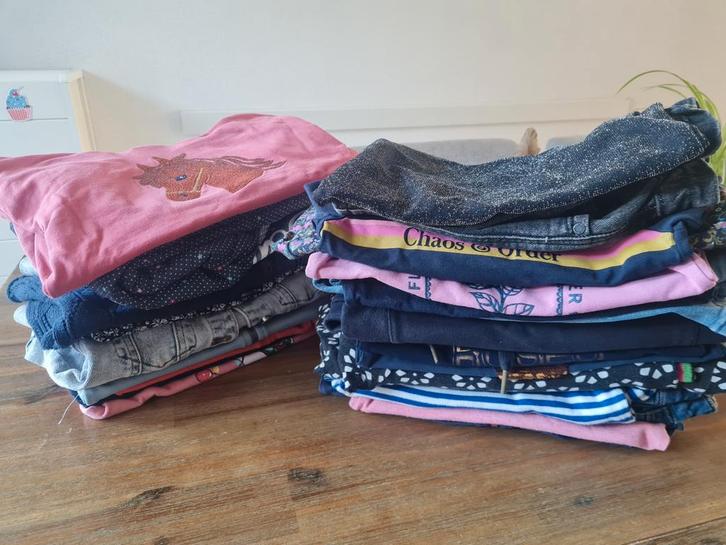 Kledingpakket 110/116 meisje, Kinderen en Baby's, Kinderkleding | Kinder-kledingpakketten, Zo goed als nieuw, Maat 116, Ophalen