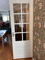 Binnendeur met 8 glasruitjes, Doe-het-zelf en Verbouw, Deuren en Horren, Ophalen, Minder dan 80 cm, Binnendeur, Zo goed als nieuw