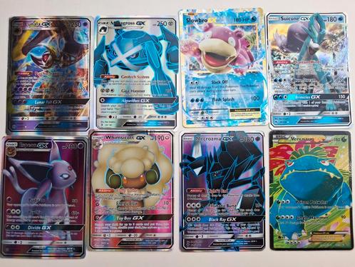 Pokémon GX/EX bundel – Espeon, Lunala, Metagross, Whimsicott, Hobby en Vrije tijd, Verzamelkaartspellen | Pokémon, Zo goed als nieuw