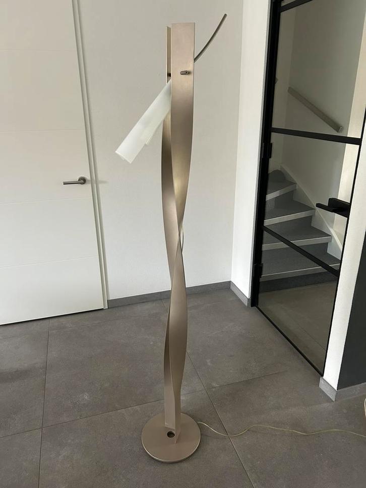 Vloerlamp Sergio Terzani model Lola Darling., Huis en Inrichting, Lampen | Vloerlampen, Zo goed als nieuw, 150 tot 200 cm, Glas