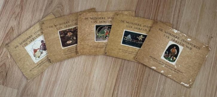 Gehele serie De wondere avonturen van Arretje Nof 1926-1927, Boeken, Sprookjes en Fabels, Gelezen, Ophalen of Verzenden