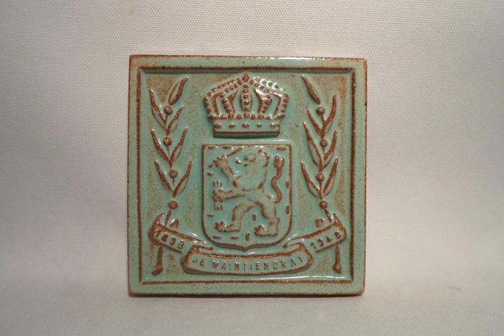 Westraven Utrecht Tegel Eedsaflegging, Antiek en Kunst, Antiek | Wandborden en Tegels, Ophalen of Verzenden