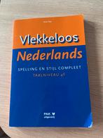 Vlekkeloos Nederlands spelling en stijl compleet, Boeken, Ophalen of Verzenden, Alpha, Zo goed als nieuw, Niet van toepassing