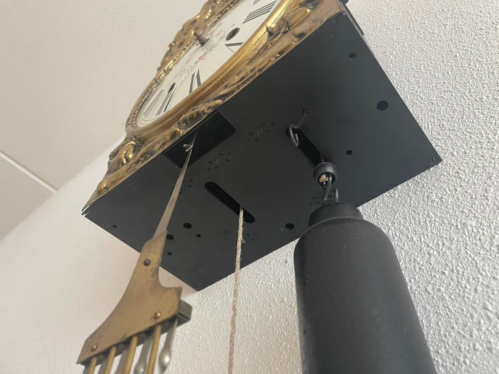 Werkende Franse comtoise klok, Antiek en Kunst, Antiek | Klokken, Ophalen