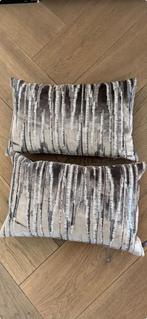Twee mooie Claudi kussens, Ophalen of Verzenden, Zo goed als nieuw, Grijs, Rechthoekig