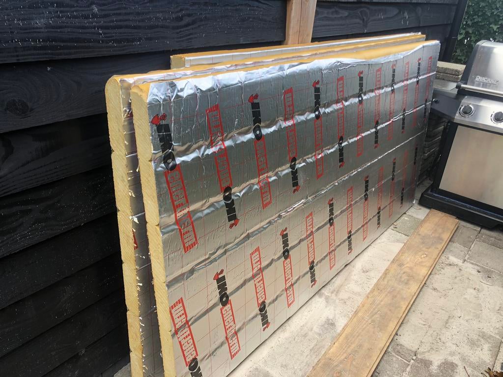 Sandwichpanelen restpartij 7 cm isolatie, Doe-het-zelf en Verbouw, Isolatie en Afdichting, Ophalen, Dakisolatie, 4 tot 8 cm, Nieuw