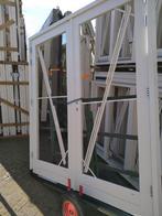 Kozijn met dubbele tuindeuren, Nieuw, Ophalen of Verzenden, Buitendeur, Hout