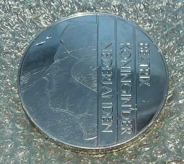Maxi Gulden 100 mm 600 gram, Postzegels en Munten, Munten | Nederland, Ophalen of Verzenden, Koningin Beatrix, 1 gulden