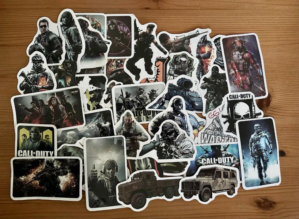 Call of Duty stickers, Verzenden, Nieuw, Meerdere stickers