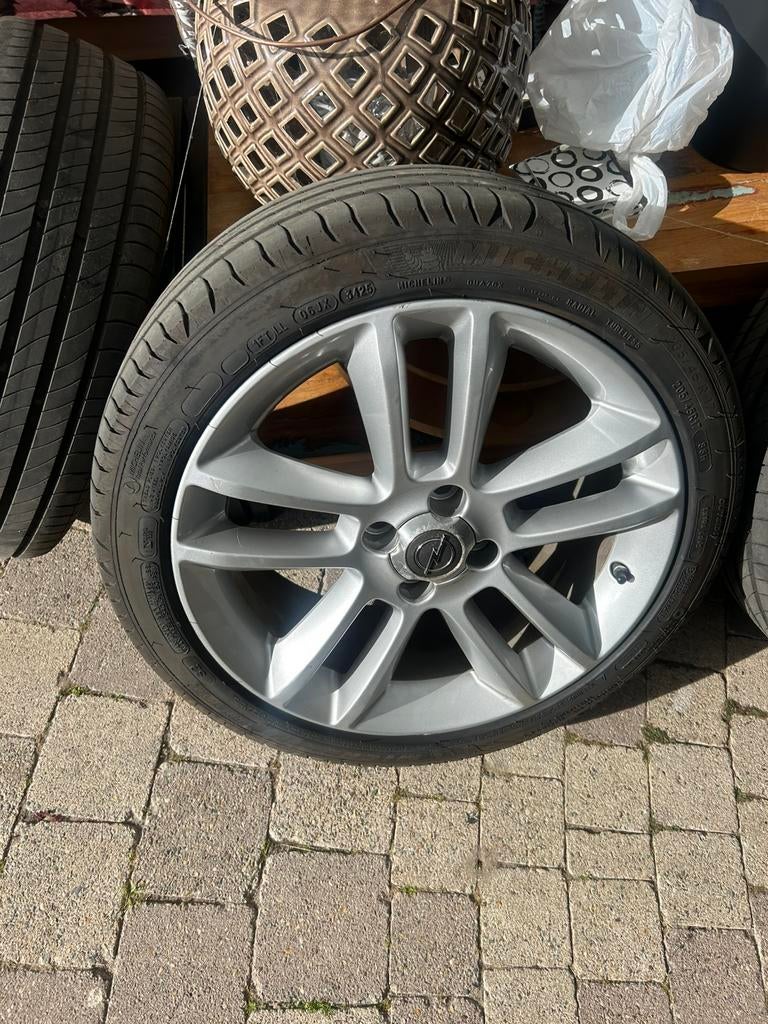 Mooie set, Auto-onderdelen, Banden en Velgen, Gebruikt, 17 inch, Band(en), Personenwagen