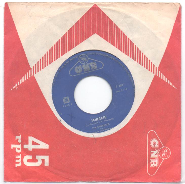 Nederbeat- The Emeralds- Mirame/ Ricarddo, Gebruikt, Verzenden, 7 inch, Pop