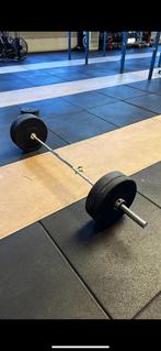 Eleiko barbell + diverse gewichten en materialen (compleet), Ophalen, Gebruikt, Armen, Halterstangen