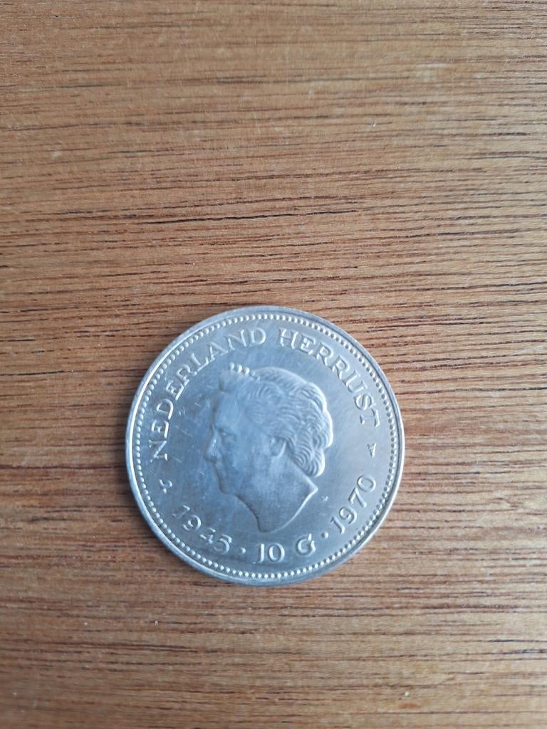 Zilveren 10 Gulden Munt Koningin Juliana 1970, Ophalen, Koningin Juliana, Zilver, Losse munt