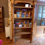 Massieve, antieke grenen boekenkast, Huis en Inrichting, Kasten | Boekenkasten, Ophalen, Gebruikt, 50 tot 100 cm, 150 tot 200 cm