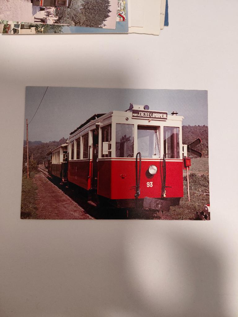 Tram Trein Ardennen Erezee - Lamormenil Belgie, Verzenden, Voor 1920, Ongelopen, België en Luxemburg